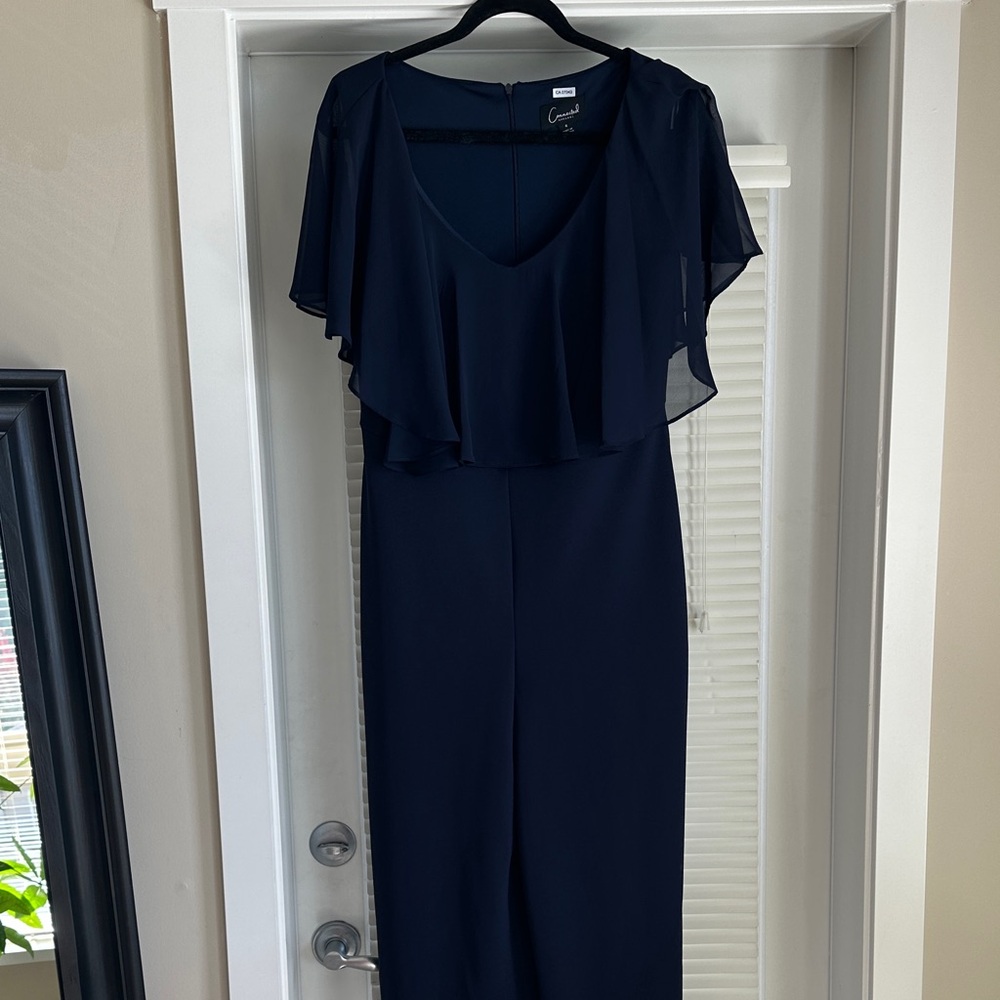 Connected Apparel Dark Blue Romper